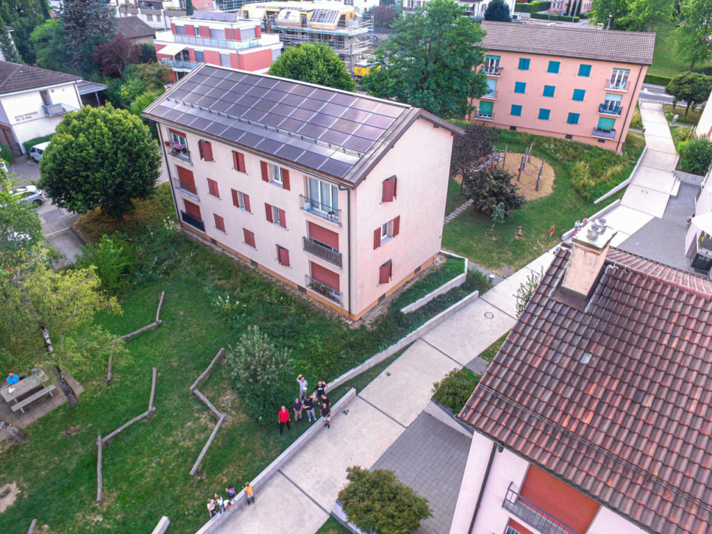 Rénovation et assainissement énergétique du premier bâtiment d'un ensemble de 12 immeubles (Fribourg)