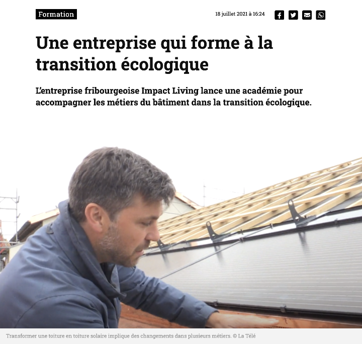Une entreprise qui forme à la transition écologique pour les architectes durables et les ingénieurs en énergies renouvelables