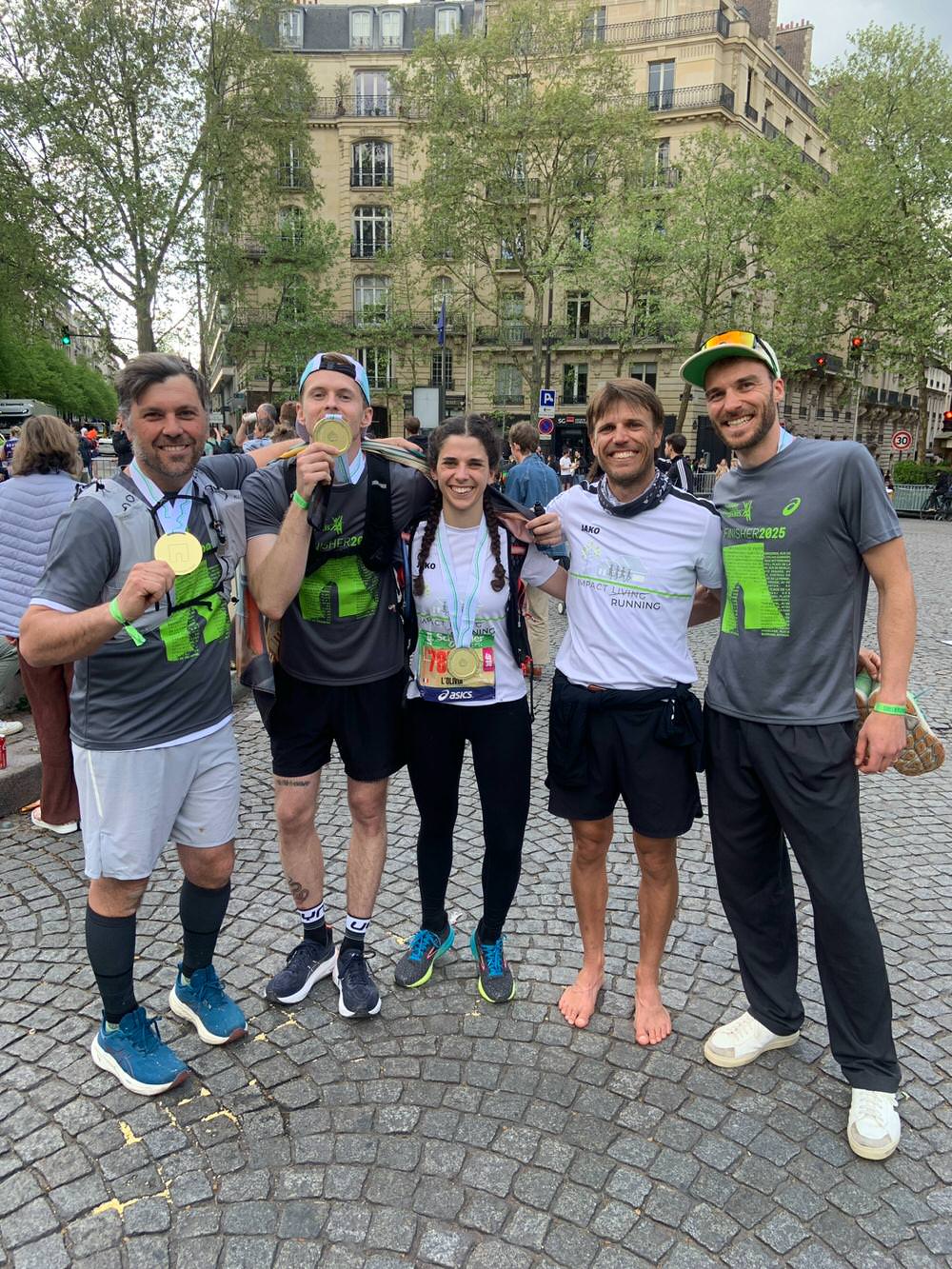 Notre équipe d'ingénieurs et d'architectes au Marathon de Paris